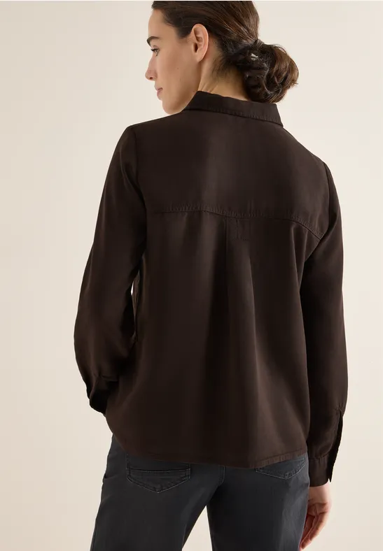 Gekleurd Lyocell overhemd blouse - Afbeelding 3