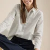Gestreept overhemd blouse