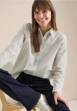 Gestreept overhemd blouse
