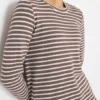 Gestreept shirt met lange mouwen