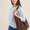 Gestreept shirt met structuur