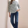 Gestreept shirt van verengaren