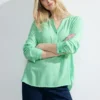 Gestreepte blouse van viscose