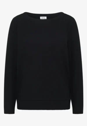 Alternative view of Getextureerd shirt met lange mouwen