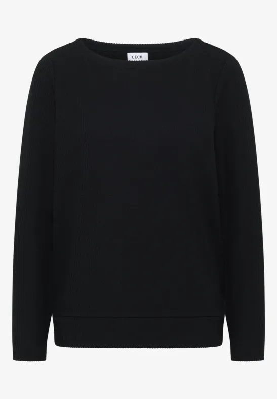 Getextureerd shirt met lange mouwen - Afbeelding 2