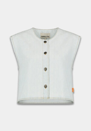Harper & Yve - Blauw | Dames | Gilet | Blauw | L | regular | Kamst mode