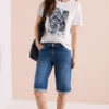 High Waist denim shorts in een Loose Fit