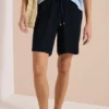 High Waist shorts met Wide Legs en structuur