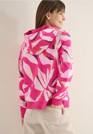 Alternative view of Hoodie met bloemenpatroon