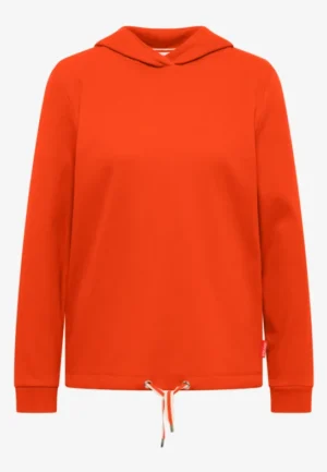 Alternative view of Hoodie met geribde structuur