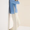 Hoodie met ritsdetails