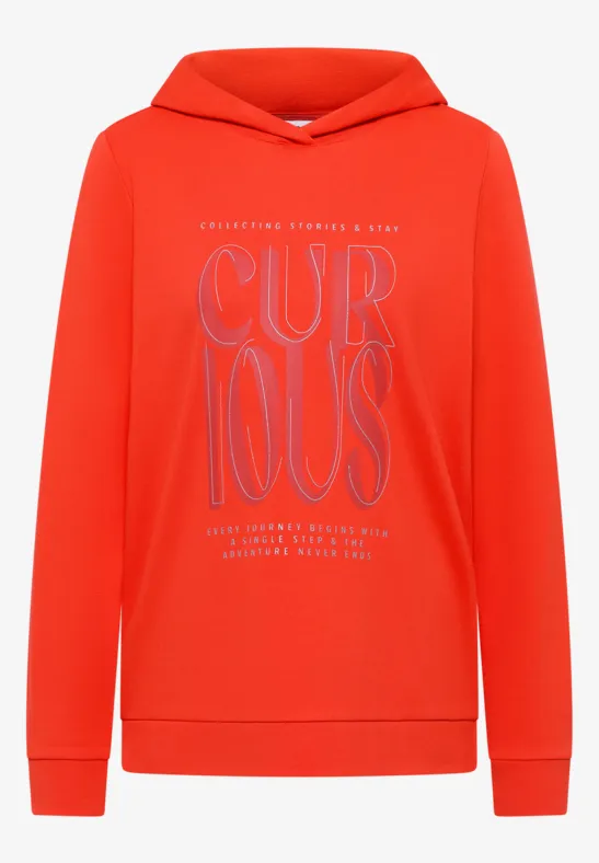 Hoodie shirt met print - Afbeelding 2