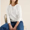Hoodie shirt met touwtjes