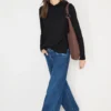 Jacquard hoodie met glitter