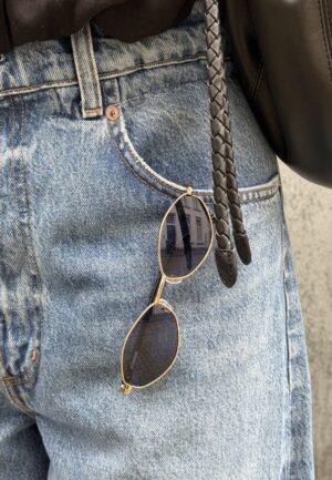 Jacquemus zonnebril Sirocco JAC160C1SUN white gold/silver