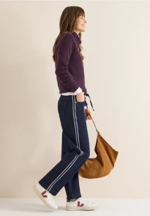 Jeans met gallonstrepen