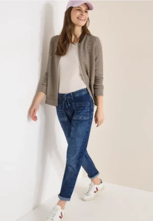 Jeans met opgestikte zakken