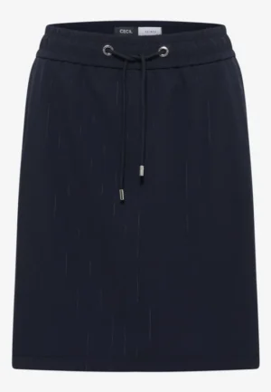 Alternative view of Knielange rok met glitterdetails