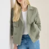 Korte trenchcoat