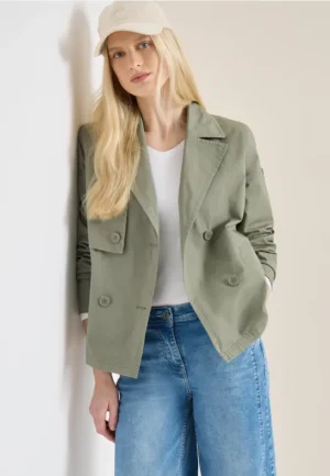 Korte trenchcoat