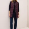 Lang gewatteerd vest
