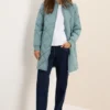 Lange gewatteerde blouson