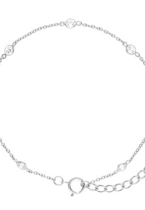Afwisselend armband zirkoniumoxiden SERSTIS COD ZILVEREN 925 Verstelbaar