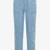 Mid Waist Slim Legs broek in een gewassen look - Afbeelding 2