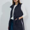 Moderne trench-bodywarmer