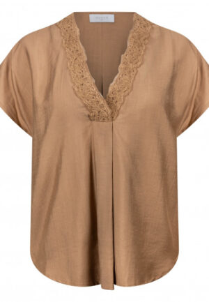 Nukus - Bruin | Dames | Blouse | Bruin | XL | regular | Kamst mode