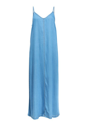 Object - Blauw | Dames | Jurk | Blauw | 44 | regular | Kamst mode
