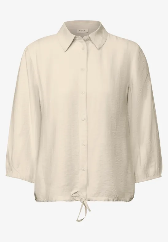 Overhemdblouse met structuur - Afbeelding 2