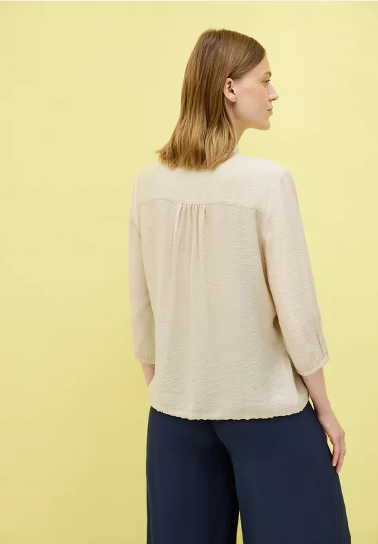 Overhemdblouse met structuur - Afbeelding 3