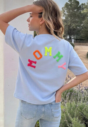 Oversized T-Shirt Mommy Katoen Neon