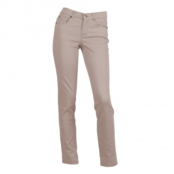 Enjoy - Beige | Dames | Broek | Beige | 44 | regular | Kamst mode