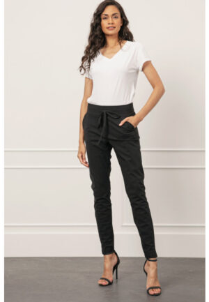 Studio Anneloes - Zwart | Dames | Broek | Zwart | L | regular | Kamst mode