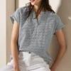 Seersucker blouse