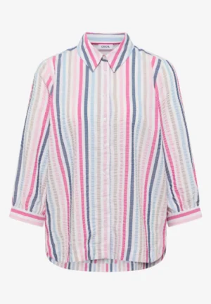 Alternative view of Seersucker overhemd blouse