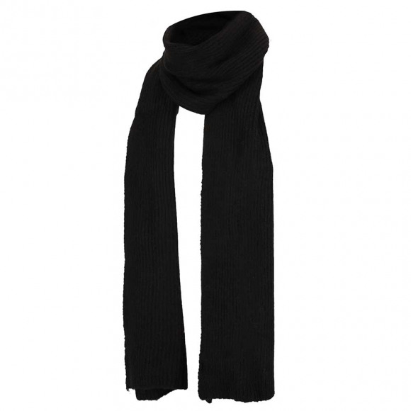 Sarlini - Zwart | Dames | Sjaal | Zwart | One Size | regular | Kamst mode