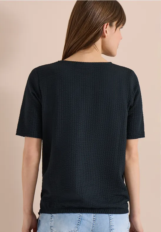Shirt in seersucker stof - Afbeelding 3