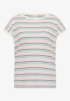 Alternative view of Shirt met boothals en omslagdetail