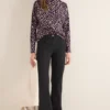 Shirt met knoopdetails