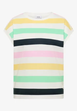 Alternative view of Shirt met meerkleurige strepen