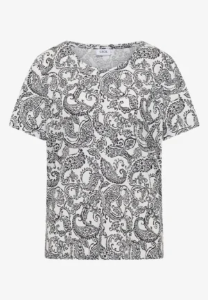 Alternative view of Shirt met ronde hals en patroon