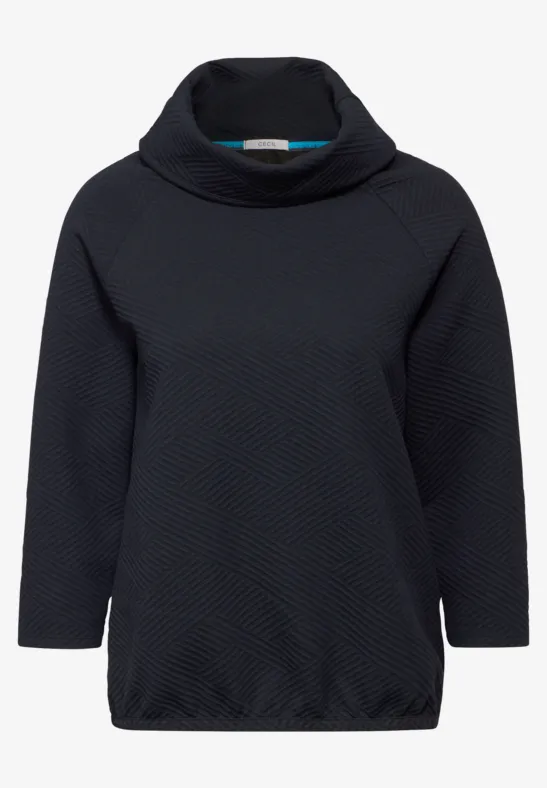 Shirt met sjaalkraag - Afbeelding 2