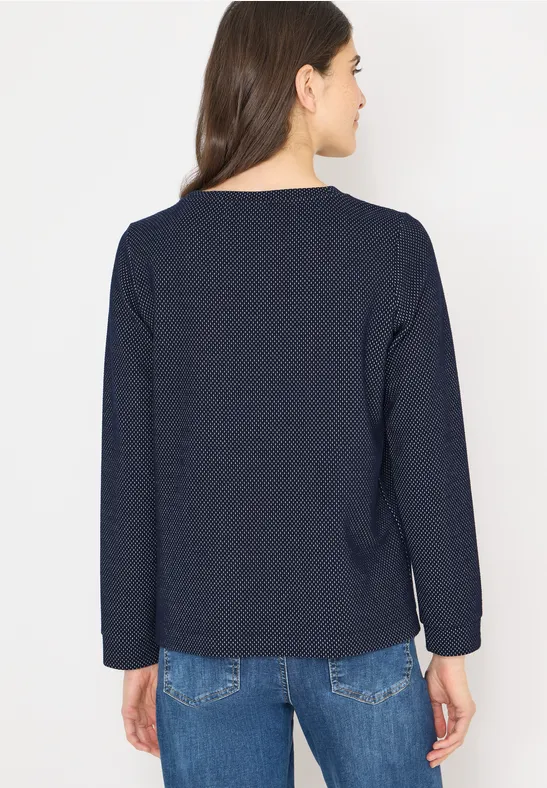 Shirt met structuur in twee kleuren - Afbeelding 3