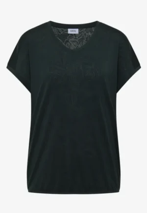 Alternative view of Shirt met ton-sur-ton burn-outpatroon