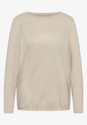 Alternative view of Shirt met ton-sur-ton strepen