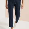 Slim Legs broek in causale pasvorm van linnen
