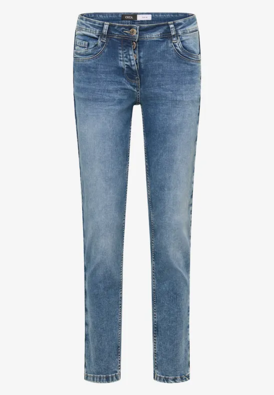 Slim fit jeans met detail - Afbeelding 2